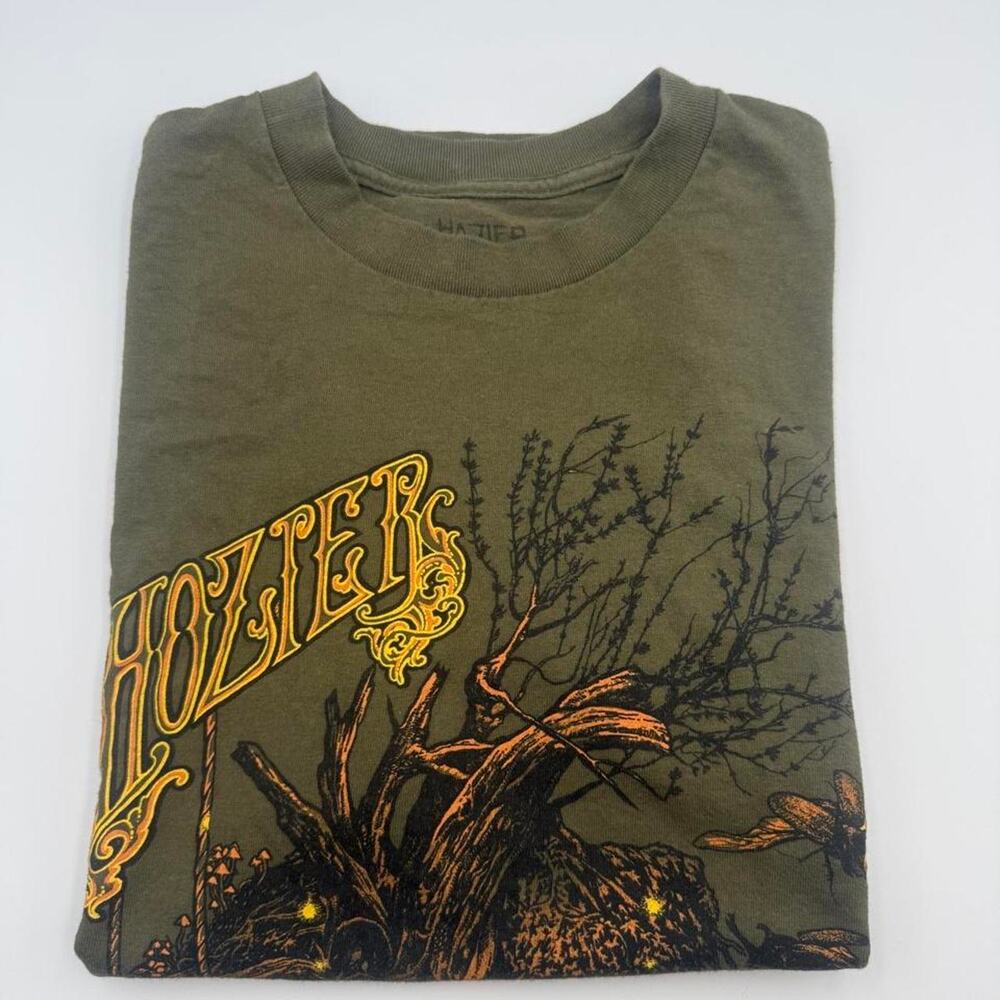 Dark Green HOZIER Exclusive Bee Heart Tour Shirt Tulsa, OK 2024 Fits like small